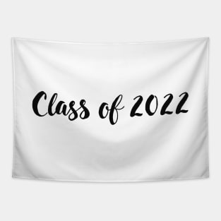 Class of 2022 Graduation Black and White Tapestry