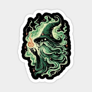 Green Wizard Magnet