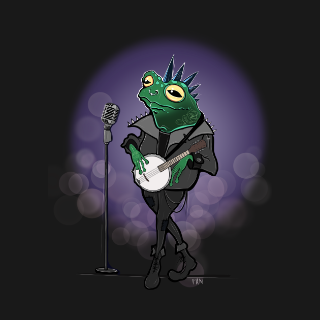 Discover Folk Punk Froggo - Frog - T-Shirt