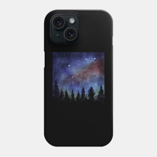 Aurora And Forest Phone Case