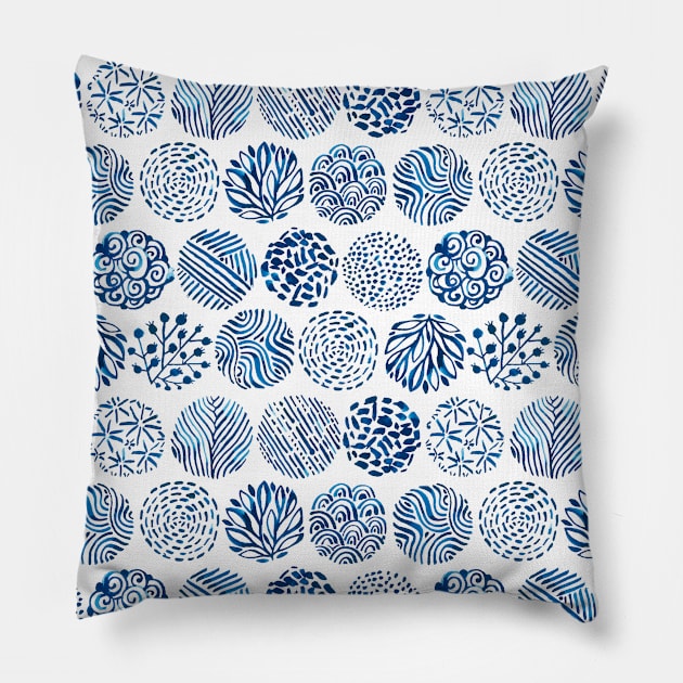 Japanese Circles Pillow by kostolom3000