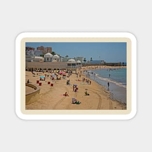 On the Beach, Cadiz, Spain, May 2022 Magnet