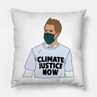 Sebastian Vettel- Climate Justice Now Pillow