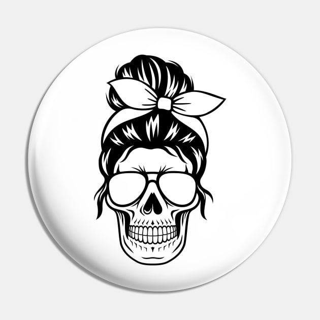 smiling skull woman, happy halloween Pin by Rady