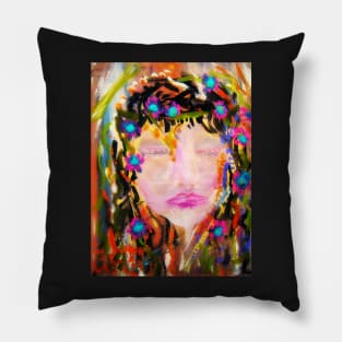 Natures Child (Fairy, Mermaid) Pillow