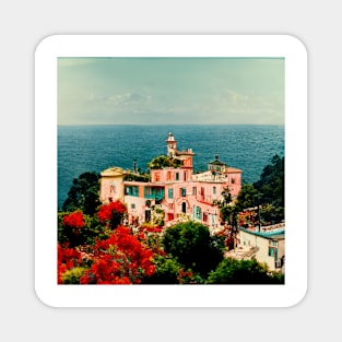 Amalfi Coast en rose II Magnet