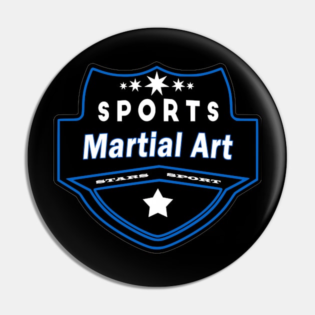 Sports Martial Arts Pin by Creative Has