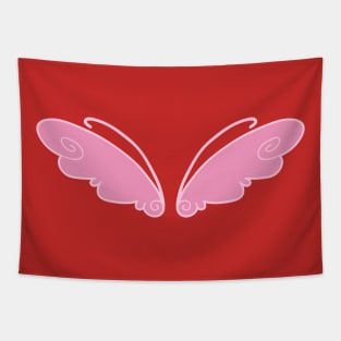 Pretty Pink Fairy Wings Tapestry
