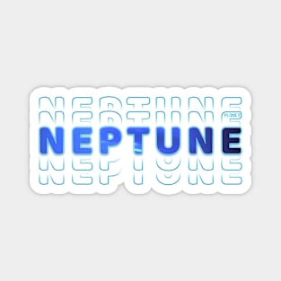 Typography Planet Neptune: The Blue Giant Magnet