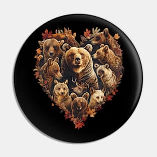 Grizzly Bear Woodlands Wonders Pin