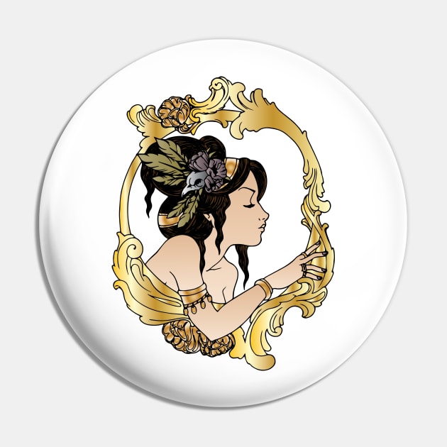 Deviant Golden Death Pin by AmazingArtMandi