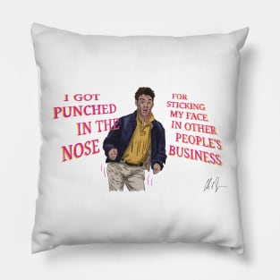 Wedding Singer: I Got Punched in the Nose Pillow