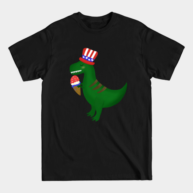 Disover 4th of JULY t-rex - 4th Of July T Rex - T-Shirt