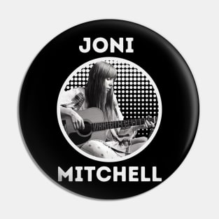 joni mitchel || white Pin