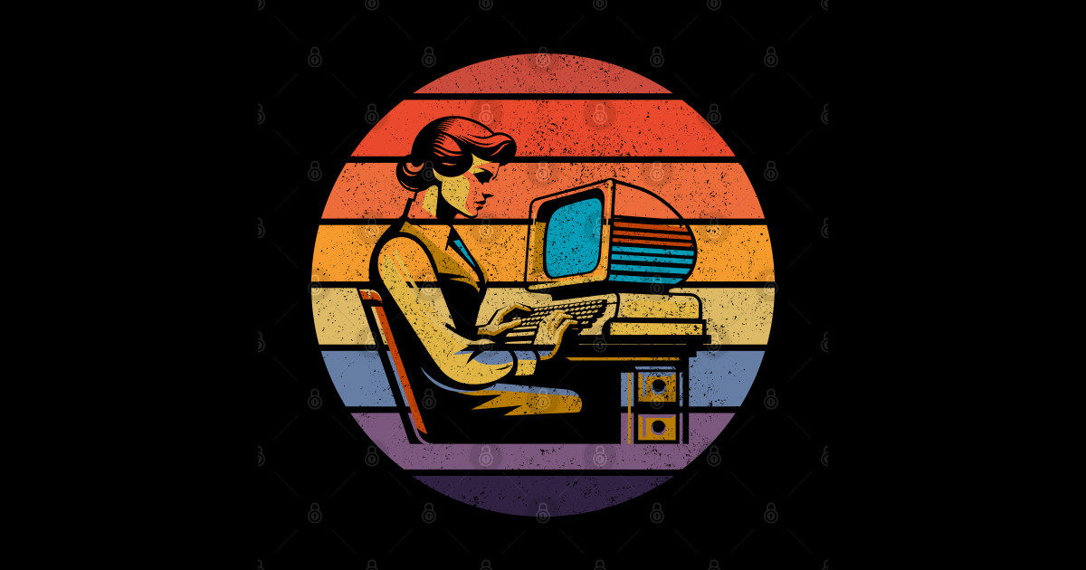 Retro Programmer: Vintage Computing Aesthetic - Retro Vintage Aesthetic ...