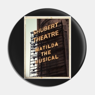 Shubert Theatre, Broadway, NYC- Matilda The Musical - Kodachrome Postcards Pin