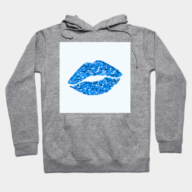 glitter lips sweatshirt