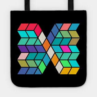 Plaid artwork Tote