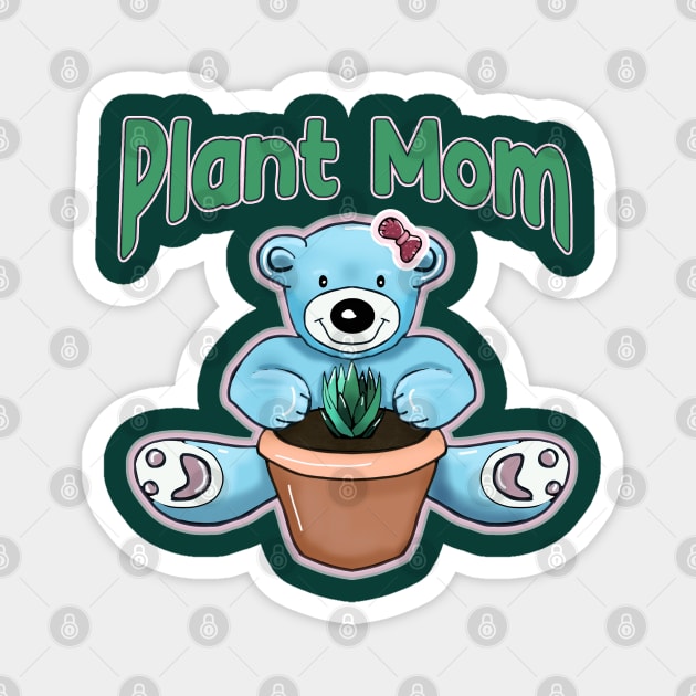 Plant Mom Magnet by Kyradem