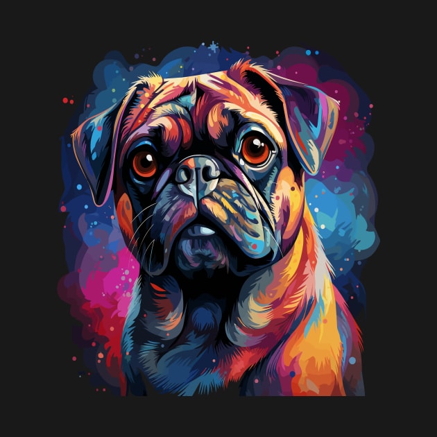 Pug Rainbow by JH Mart