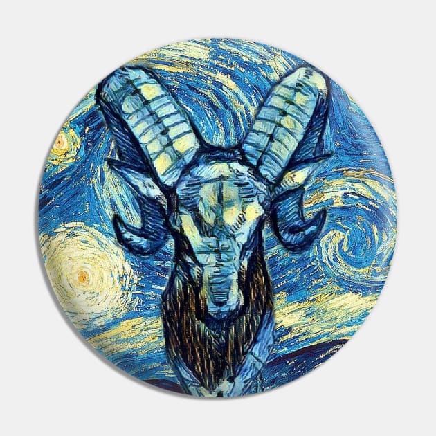 Aries Van Gogh Style Pin by todos