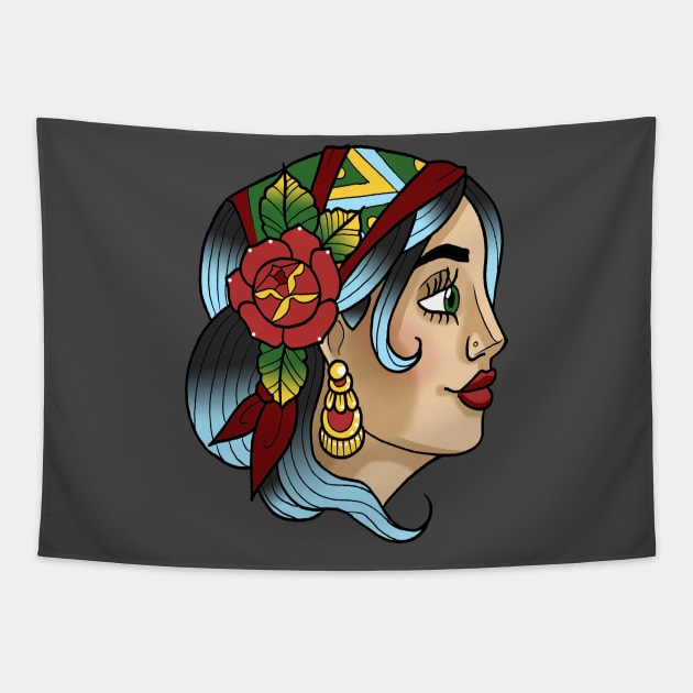 Gypsy Lady Tapestry by Tylos