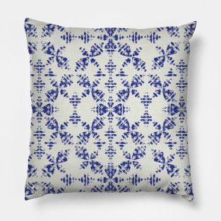 Boho Stiches in Indigo Pillow