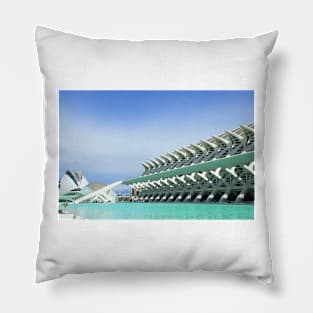 City of Arts and Sciences in Valencia Pillow