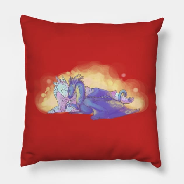 Schoolyard Crush Pillow by IceOfWaterflock