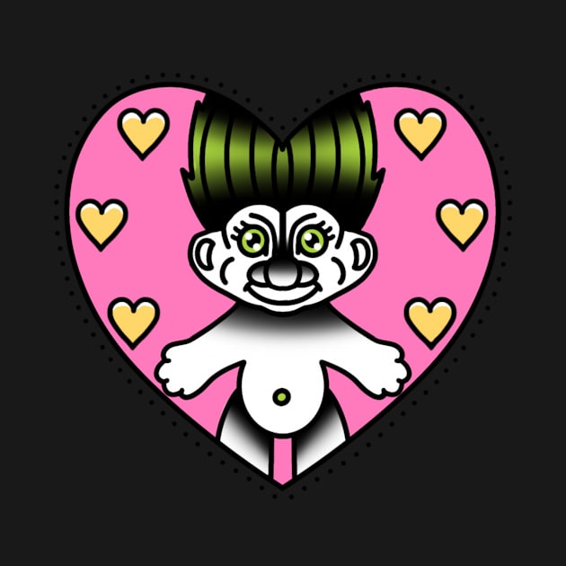 Cutesy Troll Doll by drawingsbydarcy