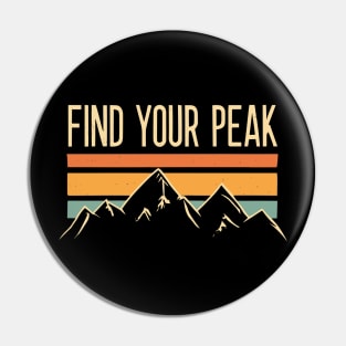 Find your Peak Pin