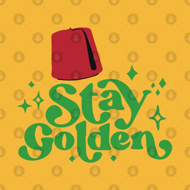 Stay golden stay moroccan by ARTWEARABLE.MA