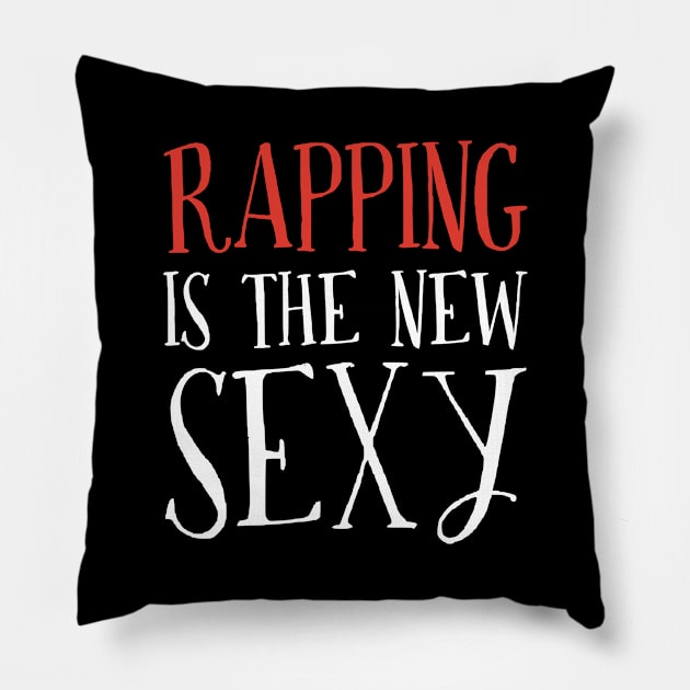 Gifts For Rapping Lovers Pillow by divawaddle