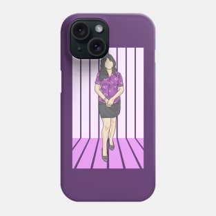 Violet Woman Sun Collection Phone Case