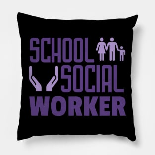 School-Social-Worker Pillow