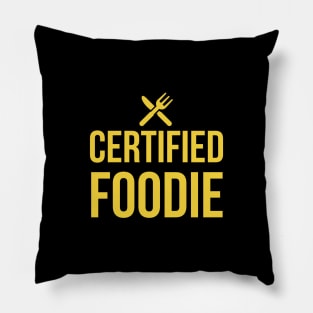 Certified foodie Pillow