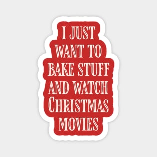 Funny Christmas Baking Quote Magnet