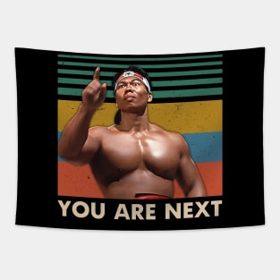 Retro Are Next Movie Quote Design Tapestry