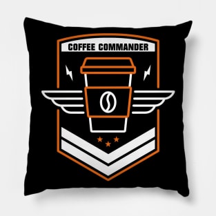 Coffee Commander Pillow