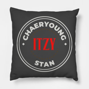 Itzy Chaeryoung stan logo Pillow