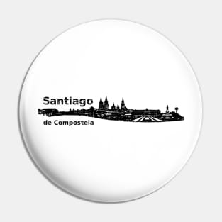 Santiago de Compostela City - World Cities Series by 9BH Pin