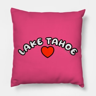 Lake Tahoe Heart Pillow