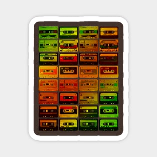 Vintage Cassette Tapes Magnet