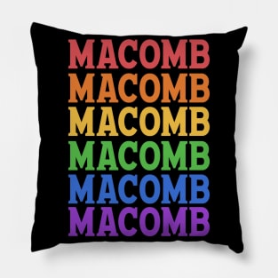 MACOMB COLORFUL CITY Pillow