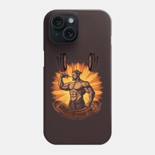 suns out guns out, gym hard, gift present ideas Phone Case