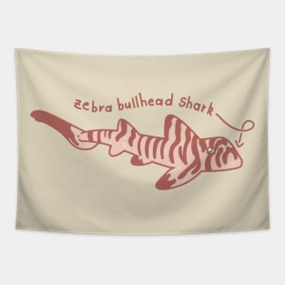 zebra bullhead shark Tapestry