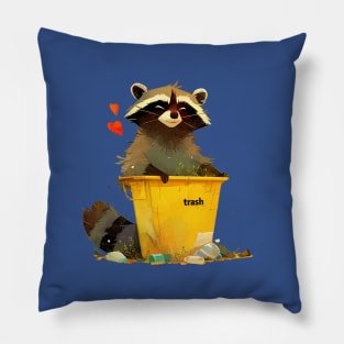 trash panda Pillow