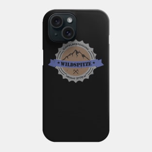 Gipfelbesteigung Wildspitze Height 3770 m " Phone Case