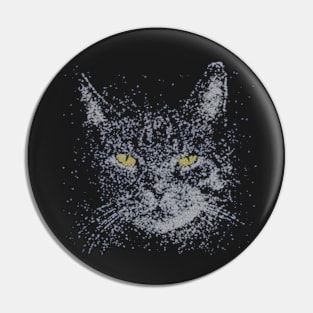 Fiber Optic Cat Pin