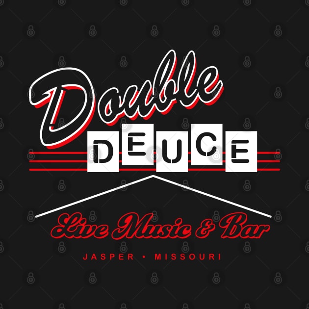 Double Deuce Roadhouse Sign by Alema Art